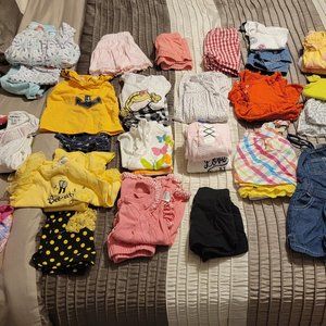 24 pieces of 12 month summer outfits bundle